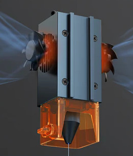 BlazeX M3 Laser heat dissipation
