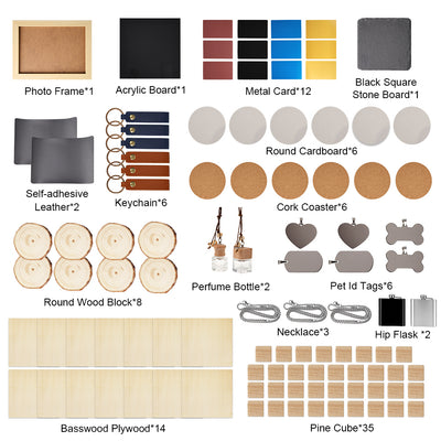105 PCS DIY Engraving Material