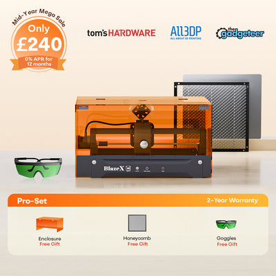 BlazeX M3 Pro 10W Laser Engraver and Laser Cutter