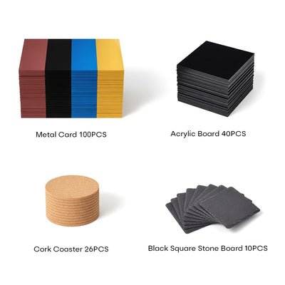 176 PCS DIY Engraving Material