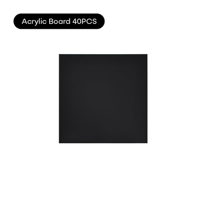 40 PCS Acrylic Boards