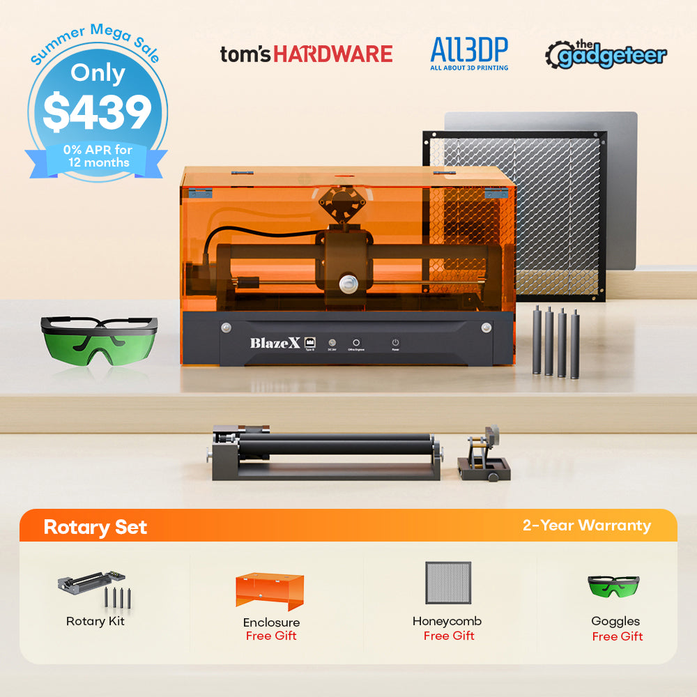 BlazeX M3 Pro Laser Engraver and Cutter