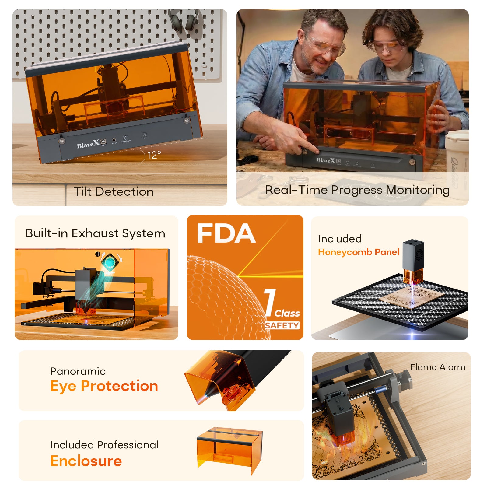 BlazeX M3 Pro Lasergravierer & -schneider