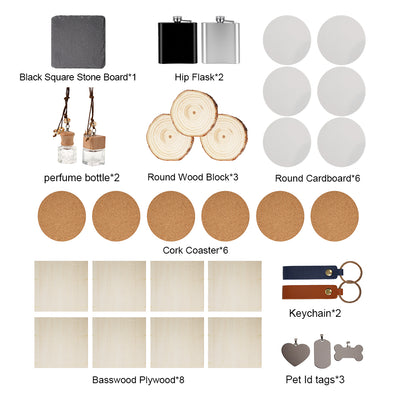 33 PCS DIY Engraving Material