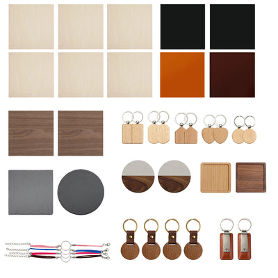 38pcs Laser Engraving Material Kit