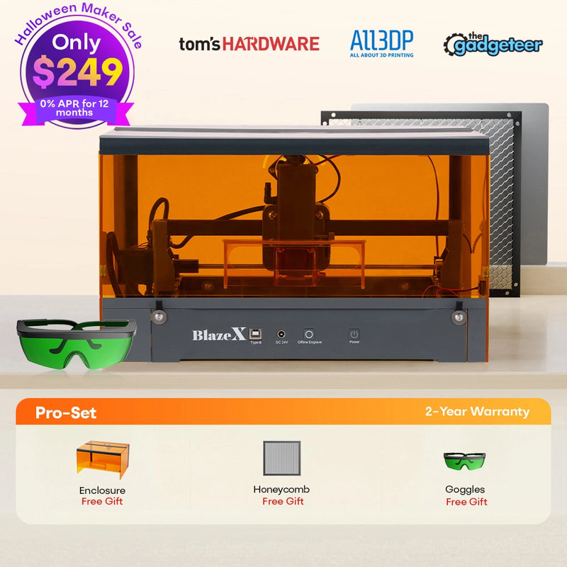 Machine de gravure et de découpe laser BlazeX M3 Pro