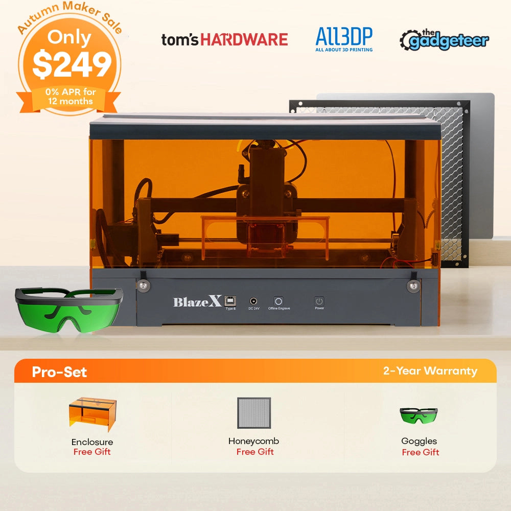 BlazeX M3 Pro Lasergravierer & -schneider