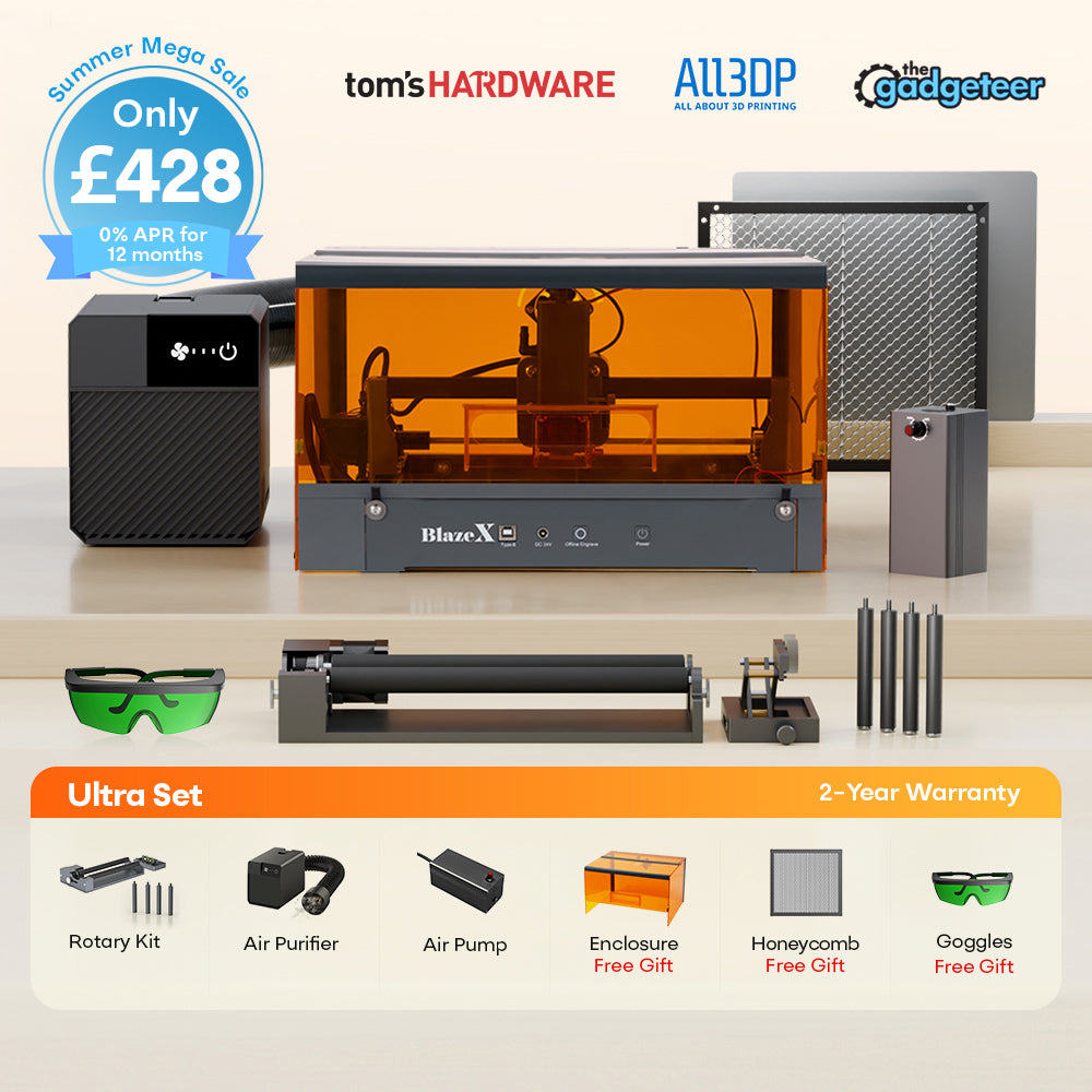 BlazeX M3 Pro Laser Engraver and Cutter