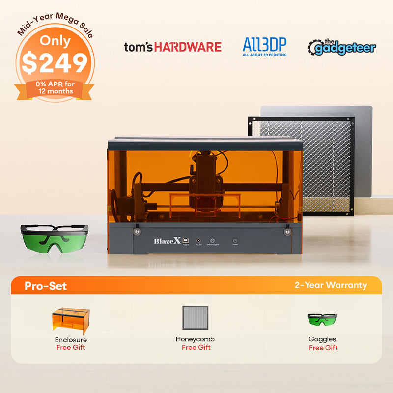 BlazeX M3 Pro Laser Engraver & Cutter Your Precision Engraving Partner