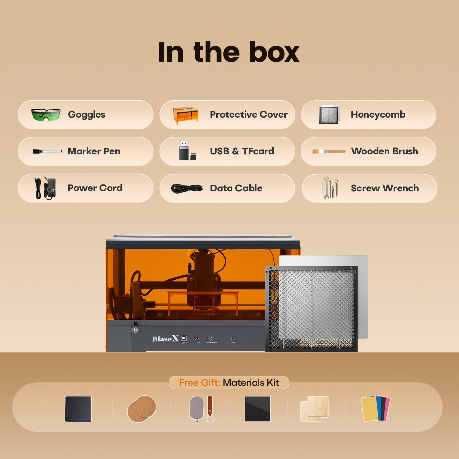 BlazeX M3 Pro Laser Engraver & Cutter