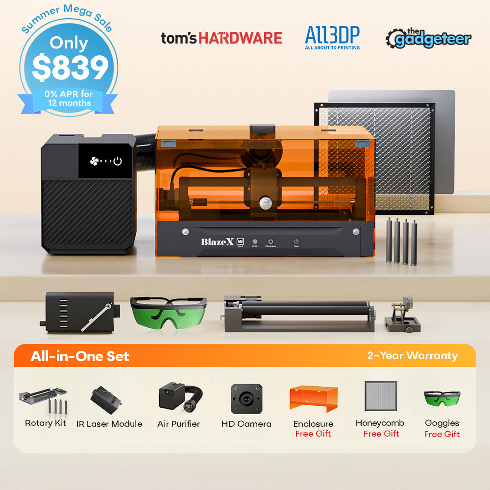 BlazeX M3 Pro Laser Engraver and Cutter