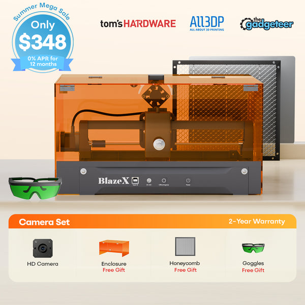 BlazeX M3 Pro Laser Engraver and Cutter with Camera