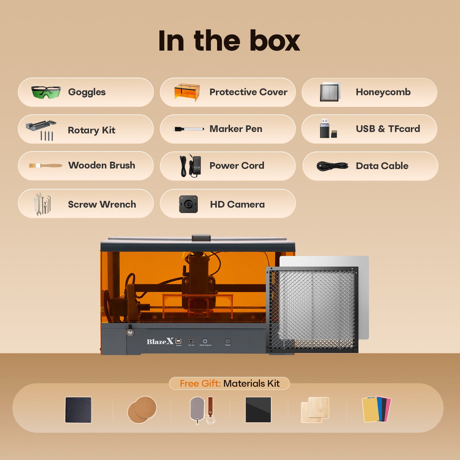 BlazeX M3 Pro Laser Engraver & Cutter