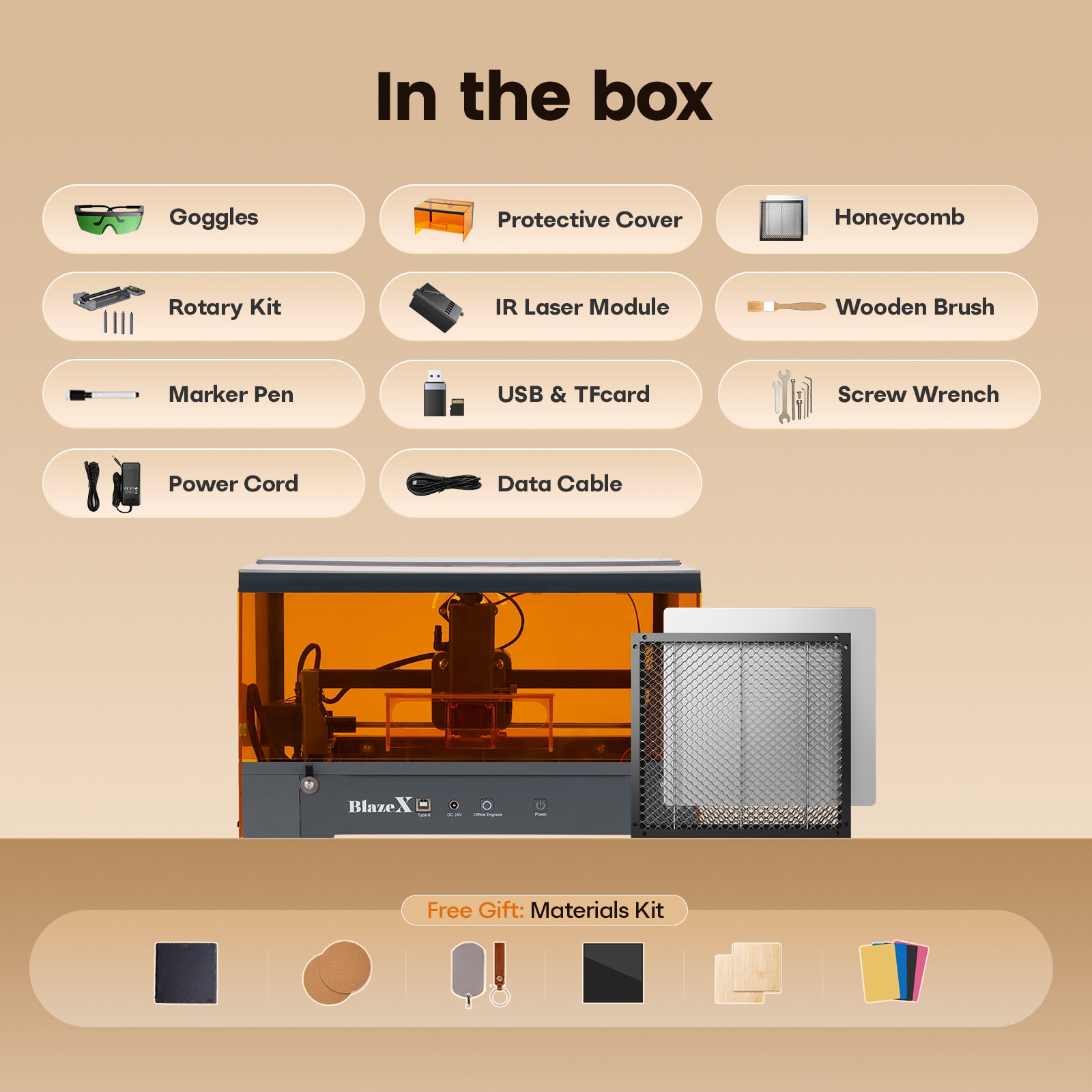 BlazeX M3 Pro Laser Engraver & Cutter