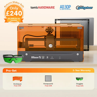 BlazeX M3 Pro 10W Laser Engraver and Laser Cutter