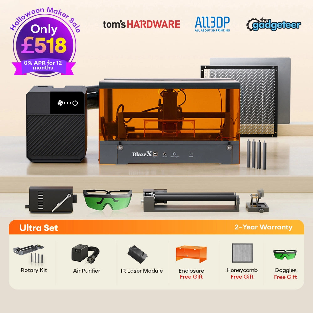 BlazeX M3 Pro Laser Engraver and Cutter