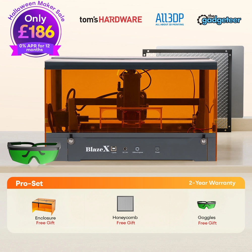BlazeX M3 Pro Laser Engraver and Cutter