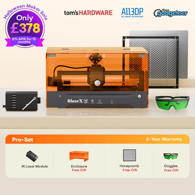 BlazeX M3 Pro Dual-Laser Engraver And Cutter