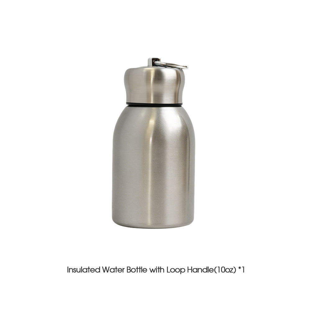 Chubby Stainless Steel Bottle with Loop Handle(10oz)
