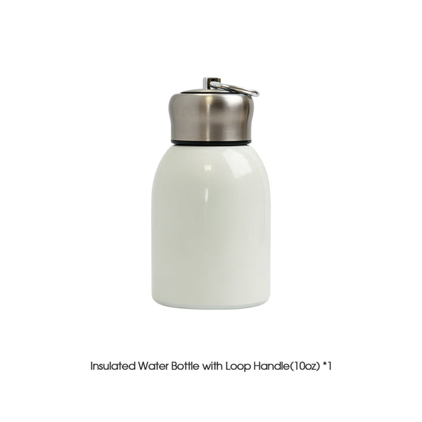 Chubby Stainless Steel Bottle with Loop Handle(10oz)