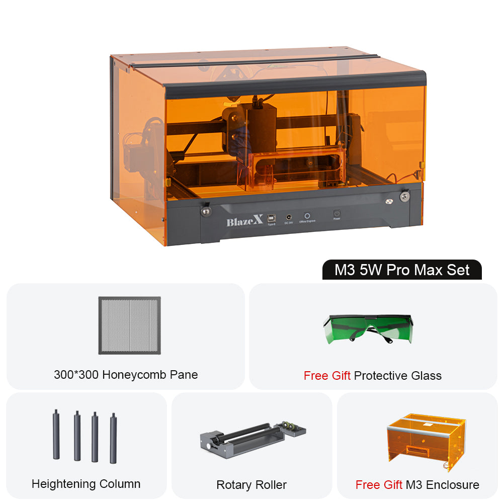 BlazeX M3 Pro Laser Engraving Machine