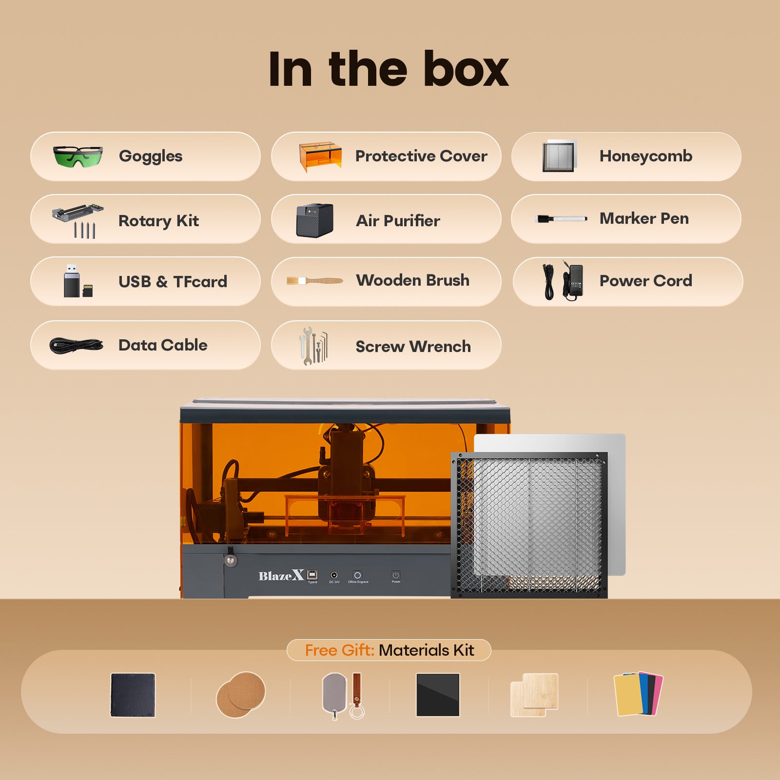 BlazeX M3 Pro Laser Engraver & Cutter