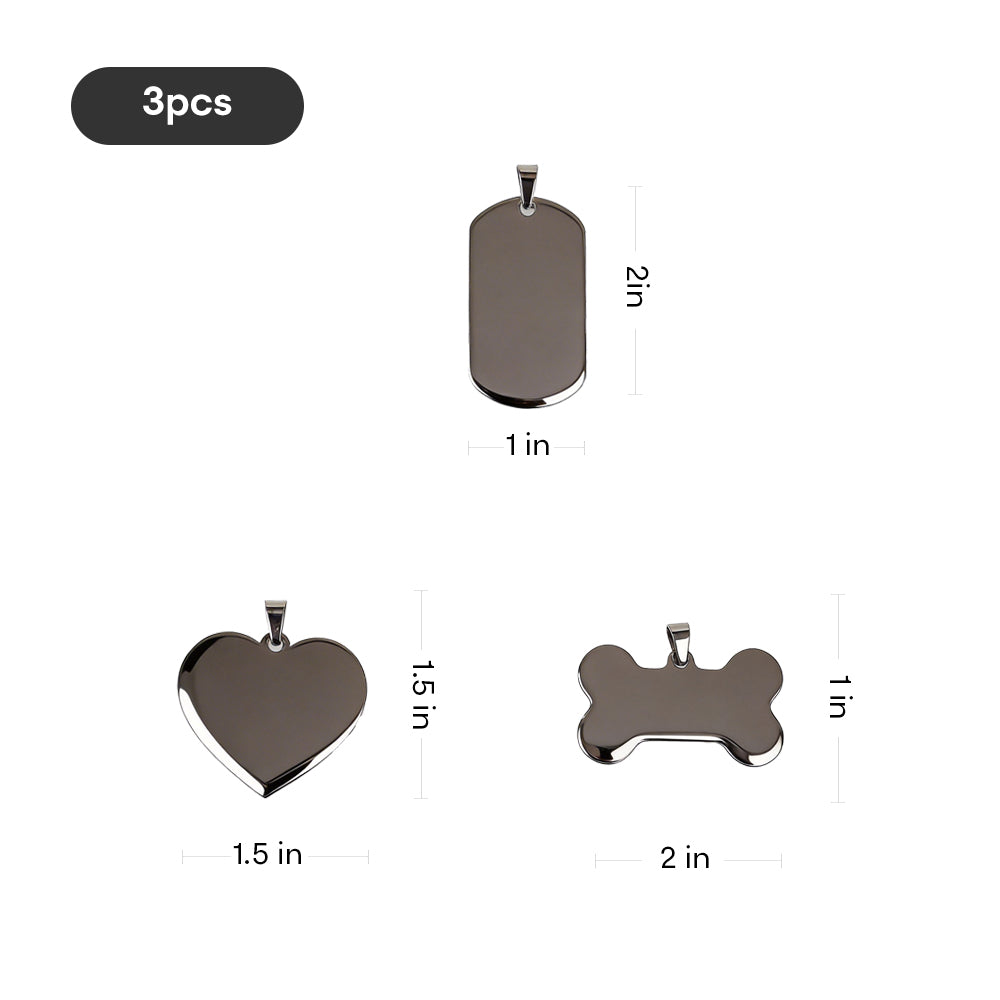 72 PCS DIY Engraving Material