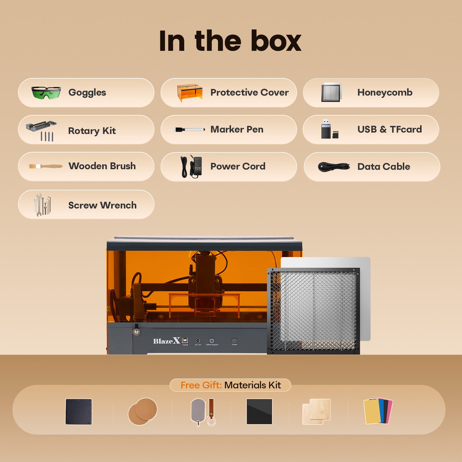 BlazeX M3 Pro Laser Engraver & Cutter