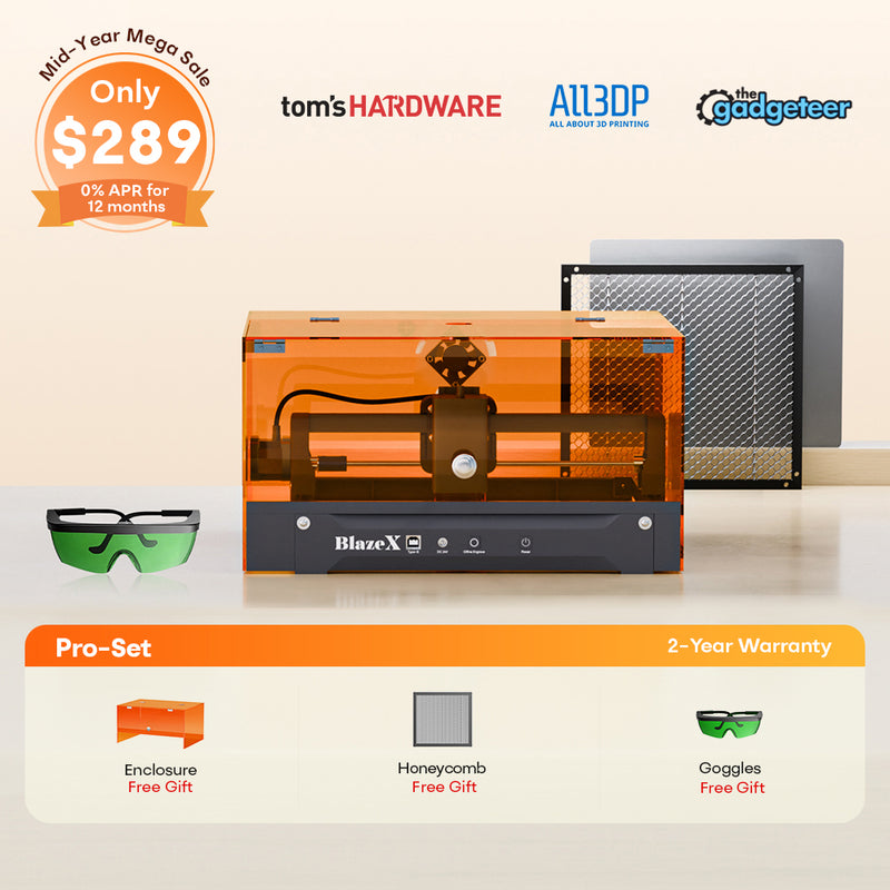 BlazeX M3 Pro Laser Engraver and Cutter Your Precision Engraving Partner