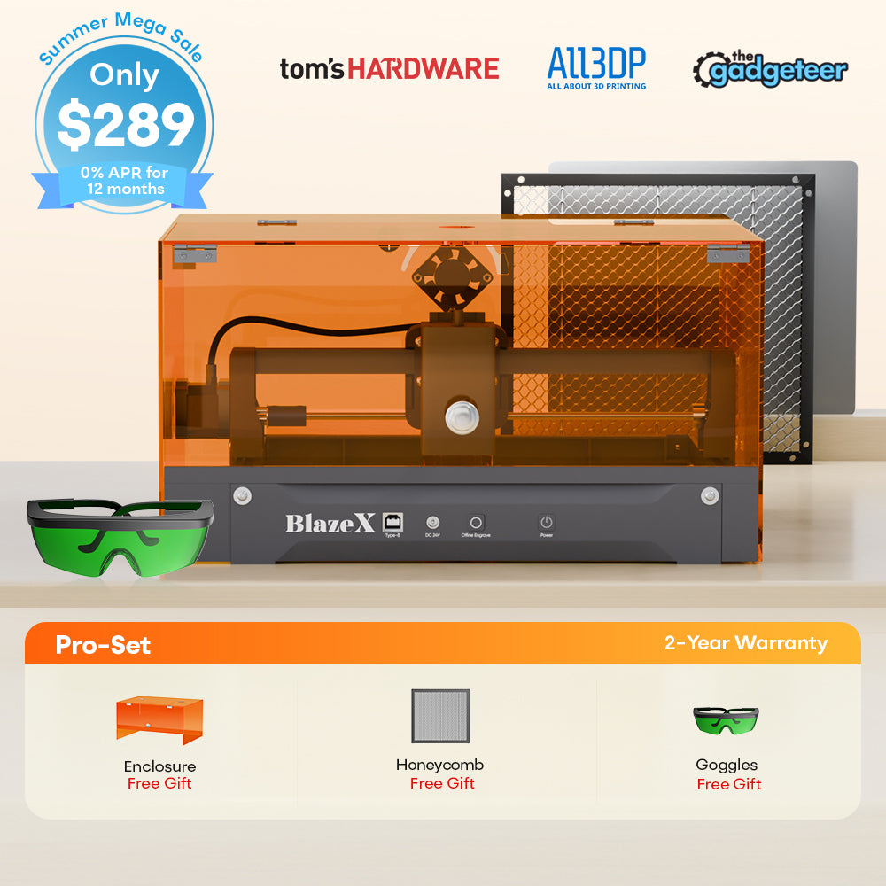 BlazeX M3 Pro Laser Engraver and Cutter