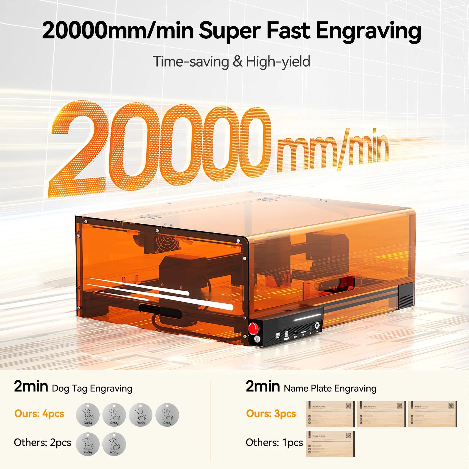 M2 Pro engraving speed